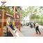 PE Board Wood Slide Kids Playground Outdoor Amusement Park Rides Children Plastic Toys Equipment for Preschool Kindergarten