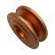 Outdoor off-road vehicle aluminum alloy winch pulley trailer rescue traction circular pulley car modified pulley 10T