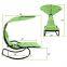 Outdoor Modern Design Rocking Chair Indoor/Outdoor Leisure Swing Hanging Chair for Garden Balcony Hotel Bedroom Living Room