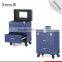 PVC hairdressing case makeup beauty case with mirror