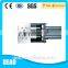 Double pillar extrusion screen changer for filtration