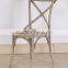 Stackable wooden chair white rental wedding cross back chair                        
                                                Quality Choice
                                                                    Supplier's Choice