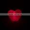 Plastic Romantic Heart Shape LED Night Light Color Changing Led Night Light
