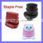 Cool Round Carton Animal Staple Free Stapler Stapless Paper Binder
