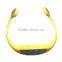 Waterproof mp3 player 8GB in bond conduction tech wireless headset built-in fm