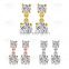 Fine Jewelry Hanging Women's Wedding Shining Earrings