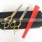 Hair Scissors Kit With Zinc Alloy Coated Color Handle