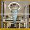 Fancy hand-blown bubble glass wedding decoration &large crystal hotel lobby Chandelier