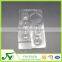 Clear plastic clamshell blister packaging box