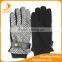 2016 men's gloves made by black and white fabric and spandex velvet gloves