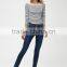 Clothing Garment Factory In China Women Denim Jeans Turkish Pants New Fashion