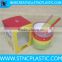 colorful reusable plastic salad bowl with spoon