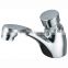 High Quality Brass Time Delay Basin Tap, Self Closing Tap, Chrome Finish and Deck Mounted