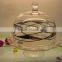 Round Clear Glass Cake Cover for cake stand