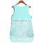 OEM Manufacturer Wholesale Breathable Sleeveless Blue Knit + Chiffon Tank Women Ladies Top Most Popular