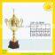 YQ YIWU EV Sport Metal Trophy Cup Wooden base Wholesale