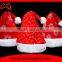 Gift hat Plush Red and White Santa Claus Caps Santa's Hat for Christmas Party Costume