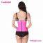 Accept OEM Pink Latex Waist Shaper Steel Corset Busk