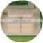 2015 new arrival wooden/leather jewelry counter display