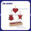 Hot selling wooden chip wooden shapes for crafting