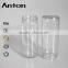 Empty 230ml tall recycled glass storage jars