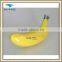 FDA stainless steel banana shape hip flask