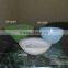 Unique alabaster colored glass salad bowl