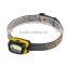Plastic adjustable head lamp 3w cob led running headlamp