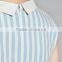 2015 teenager girls new design sleeveless striped slim dress