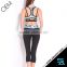 SAUANN In-stock Wholesale Custom Made Sublimation Print Compression Yoga Pants & Tops