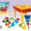 Newly Summer Outdoor Beach Toy Set For Kids,Removable Beach Table Toy