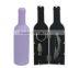 Creative gift wine bottle shape 3 pcs wine opener gift set