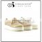 casuals elastic band women's shoes loafers badminton shoes with lace