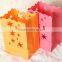 Decoration candle container made of flameproof paper