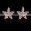 2016 New fashion handmade Earrings Jewelry Fashion Cubic Zircon Stud Earrings