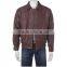 natural mens leather bomber jacket , Genuine Leather Bomber Jackets , black wholesale bomber faux leather jacket