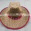 China gold supplier environmental weaving paper straw cowboy hats