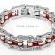 Fashion Links Chain Biker Bracelets 316L Stainless Steel Huge Motorbike Band Bangle for Rock Punk Mens Biker
