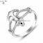 New model fashion jewelry 925 sterling silver anchor ring
