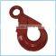 316A g80 US TYPE EYE-SELF-LOCKING HOOK WITH RED PAINTED