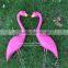 Plastic Material and Ornaments Type home and garden decoration Flamingo for yard lawn Bird animal art decoration