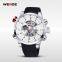 Weide Japan Movt Quartz Watch Stainless Steel Back Water Resistant 3atm Multifunctional Sport Watches Men