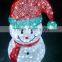 Led Light Acrylic Snowman 3D led Christmas light snowman