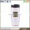 DIY dual wall paper insert coffee mug with lid