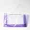 customized clear pvc zipper bag for bedsheets packing