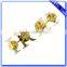 China Manufacturer Custom Hollow Out Cheap Gold Badge