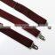Man braces Y Shape high quality elastic webbing Suspenders