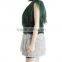 Women sheared rabbit fur and goat fur vest / women real fur vest/Stylish Long KZ150092