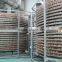 Bread/cake cooling spiral tower/quick freezer machine