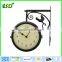 2015 double sided garden wall clock